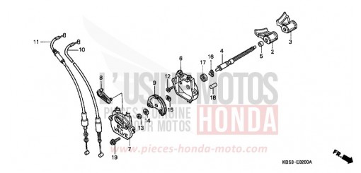 EXHAUST VALVE NSR125RY de 2000